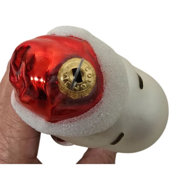 Kurt S. Adler Peanuts Snoopy Glass Christmas Ornament 6" - Picture 7 of 7